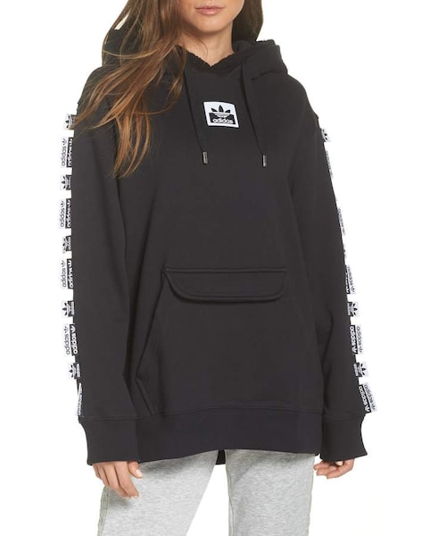 adidas(アディダス)の「adidas Originals x Olivia Oblanc Double Hoodie(Tシャツ/カットソー・レディース・Black・Small/Xx-small/Medium/X-small/Large/X-large)」の1枚目の写真