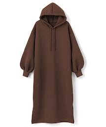 GRL | 裏起毛BIGパーカーワンピース(ワンピース)