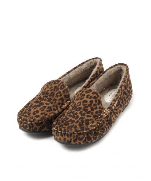 studio CLIP（スタディオクリップ）の「アソートモカシンシューズ（シューズ・グレー/レオパード/マスタード/ネイビーチェック）」の2枚目の写真