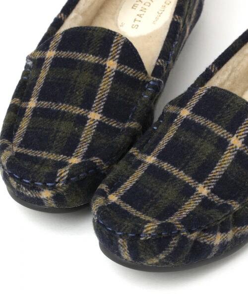 studio CLIP（スタディオクリップ）の「アソートモカシンシューズ（シューズ・グレー/レオパード/マスタード/ネイビーチェック）」の9枚目の写真