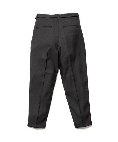 パンツ M TWILL TROUSERS CAMBIO(カンビオ)の「RETORO POLYESTER TWILL -BELTED WIDE
