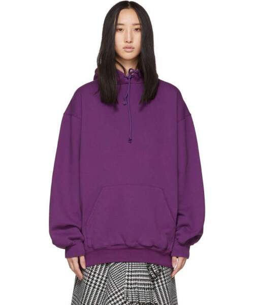 balenciaga purple hoodie