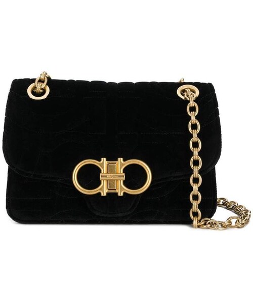FERRAGAMO（フェラガモ）の「Salvatore Ferragamo quilted Gancio shoulder bag（ショルダー