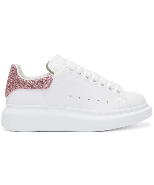 pink sequin sneakers