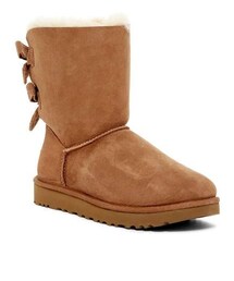 UGG | UGG Genuine Twinface Sheepskin & Shearling Bailey Bow Corduroy Boot(ブーツ)