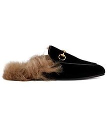 GUCCI | Gucci Women's Velvet Slippers - Black(シューズ)