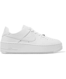 NIKE | Nike - Nike Air Force 1 Sage Textured-leather Sneakers - White(スニーカー)