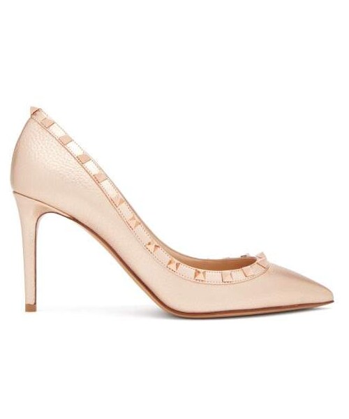 valentino rose gold shoes