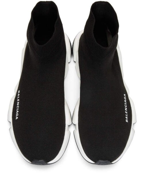 BALENCIAGA(バレンシアガ)の「Balenciaga Black Speed High-Top Sneakers(スニーカー・レディース・Black・39)」の4枚目の写真