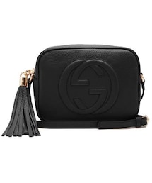 GUCCI | Gucci - Soho Gg Small Leather Cross Body Bag - Womens - Black(ショルダーバッグ)