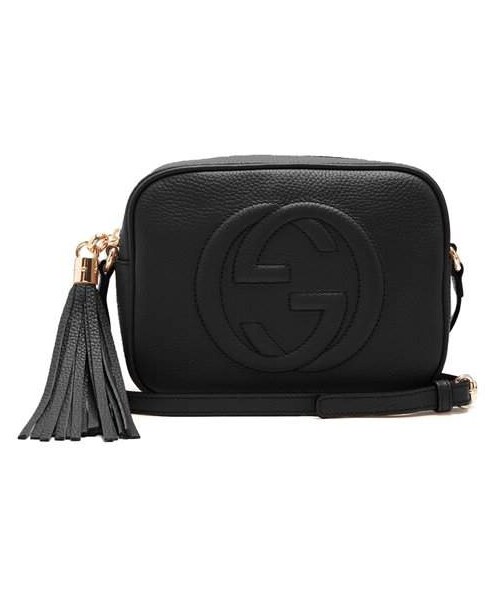 GUCCI(グッチ)の「Gucci - Soho Gg Small Leather Cross Body Bag - Womens - Black(ショルダーバッグ・レディース・Black・One Size)」の1枚目の写真