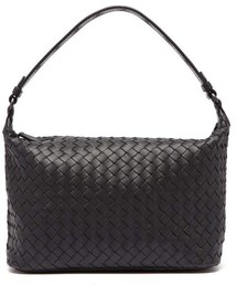 BOTTEGA VENETA | Bottega Veneta - Ciambrino Intrecciato Leather Shoulder Bag - Womens - Black(ショルダーバッグ)
