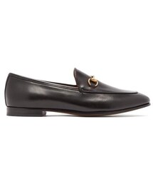 GUCCI | Gucci - Jordaan Leather Loafers - Womens - Black(シューズ)