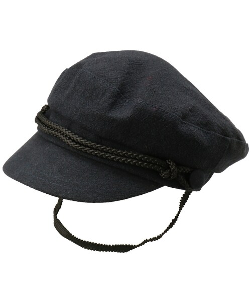 BRANSHES（ブランシェス）の「マリンワークキャップ（キャップ・キッズ・ベージュ/ブラック・S～L）」の2枚目の写真