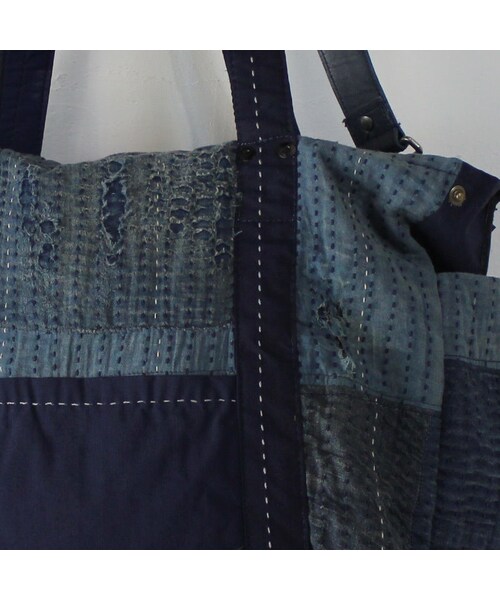 FUNSET OF ART RANRU BORO INDIGO 刺し子トート FUNSET OF ART RANRU BORO INDIGO 刺し子トート