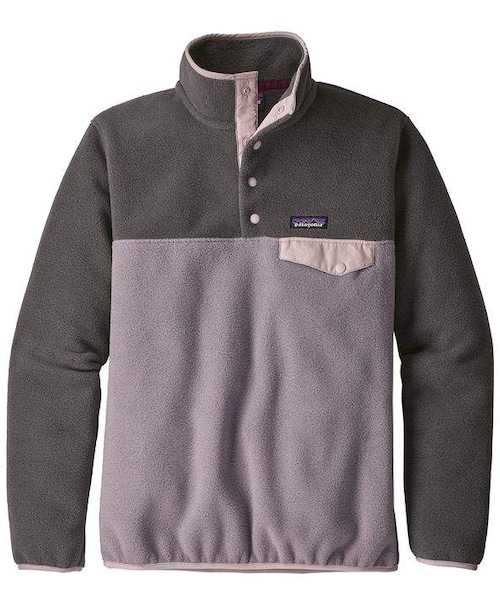 patagonia（パタゴニア）の「Patagonia Women's Lightweight Synchilla® Snap-T® Fleece Pullover（スウェット・レディース・Black w/Black (BOB)/Arrow Red (ARWD)/Calcium (CALC)/Feather Grey (FEA)/Fatigue Green (FTGN)/Kastanos Brown (KASB)/Kuta Klash: Dark Currant (KKDA)/Kuta Klash: Shadow Blue (KKSH)/Pelican w/Stone Blue (PESB)/Stone Blue (SNBL)/Smokey Violet (SVIL)/Trout Tales: Elwha Blue (TTEB)・XXS/XS/S/M/L/XL）」の11枚目の写真