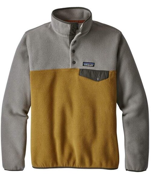 patagonia（パタゴニア）の「Patagonia Women's Lightweight Synchilla® Snap-T® Fleece Pullover（スウェット・レディース・Black w/Black (BOB)/Arrow Red (ARWD)/Calcium (CALC)/Feather Grey (FEA)/Fatigue Green (FTGN)/Kastanos Brown (KASB)/Kuta Klash: Dark Currant (KKDA)/Kuta Klash: Shadow Blue (KKSH)/Pelican w/Stone Blue (PESB)/Stone Blue (SNBL)/Smokey Violet (SVIL)/Trout Tales: Elwha Blue (TTEB)・XXS/XS/S/M/L/XL）」の6枚目の写真