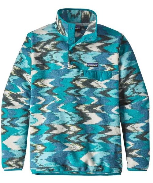 patagonia（パタゴニア）の「Patagonia Women's Lightweight Synchilla® Snap-T® Fleece Pullover（スウェット・レディース・Black w/Black (BOB)/Arrow Red (ARWD)/Calcium (CALC)/Feather Grey (FEA)/Fatigue Green (FTGN)/Kastanos Brown (KASB)/Kuta Klash: Dark Currant (KKDA)/Kuta Klash: Shadow Blue (KKSH)/Pelican w/Stone Blue (PESB)/Stone Blue (SNBL)/Smokey Violet (SVIL)/Trout Tales: Elwha Blue (TTEB)・XXS/XS/S/M/L/XL）」の9枚目の写真