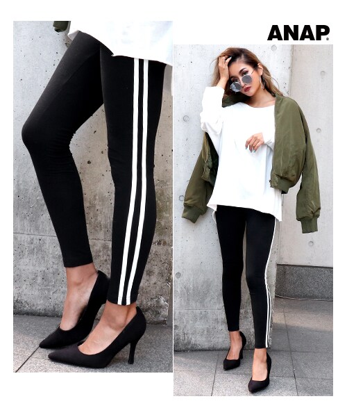ANAPラインレギンス ANAP（アナップ）の「ラインレギンス（）」 - WEAR