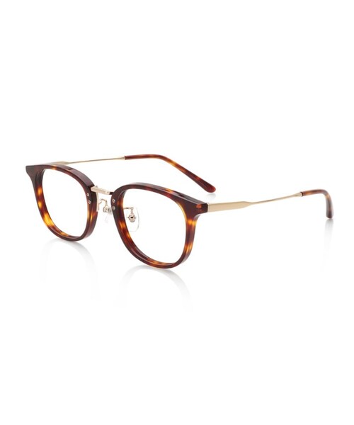 JINS(ジンズ)の「【JINS CLASSIC -Combination-】(メガネ・メンズ・ブラウンデミ(86)/ブラック(94)・Small 48□22-149○39)」の1枚目の写真