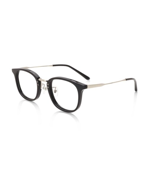 JINS(ジンズ)の「【JINS CLASSIC -Combination-】(メガネ・メンズ・ブラウンデミ(86)/ブラック(94)・Small 48□22-149○39)」の2枚目の写真