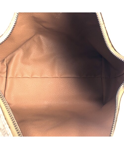 STORES.jp(ストアーズドットジェーピー)の「CELINE セリーヌ マカダム ポーチ付き ハンドバッグ ベージュ vintage ヴィンテージ オールドセリーヌ(ハンドバッグ・レディース・その他)」の11枚目の写真