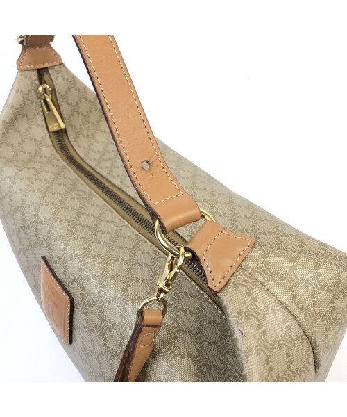 STORES.jp(ストアーズドットジェーピー)の「CELINE セリーヌ マカダム ポーチ付き ハンドバッグ ベージュ vintage ヴィンテージ オールドセリーヌ(ハンドバッグ・レディース・その他)」の9枚目の写真