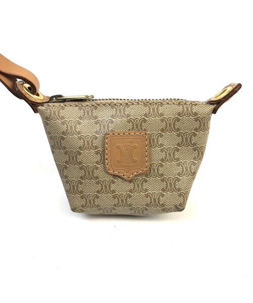 STORES.jp(ストアーズドットジェーピー)の「CELINE セリーヌ マカダム ポーチ付き ハンドバッグ ベージュ vintage ヴィンテージ オールドセリーヌ(ハンドバッグ・レディース・その他)」の13枚目の写真