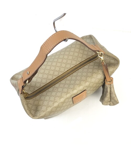STORES.jp(ストアーズドットジェーピー)の「CELINE セリーヌ マカダム ポーチ付き ハンドバッグ ベージュ vintage ヴィンテージ オールドセリーヌ(ハンドバッグ・レディース・その他)」の7枚目の写真