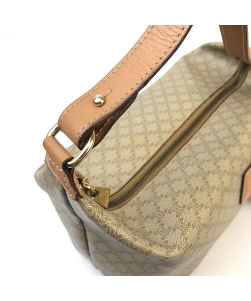 STORES.jp(ストアーズドットジェーピー)の「CELINE セリーヌ マカダム ポーチ付き ハンドバッグ ベージュ vintage ヴィンテージ オールドセリーヌ(ハンドバッグ・レディース・その他)」の8枚目の写真