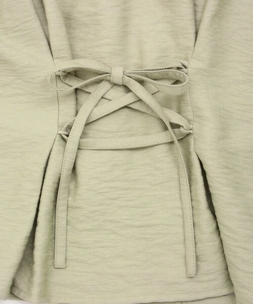 MAJESTIC LEGON（マジェスティックレゴン）の「【予約商品】スクエアネックボタンブラウス（トップス・レディース・L/グリーン/アイボリー/ブルー・S/M）」の7枚目の写真