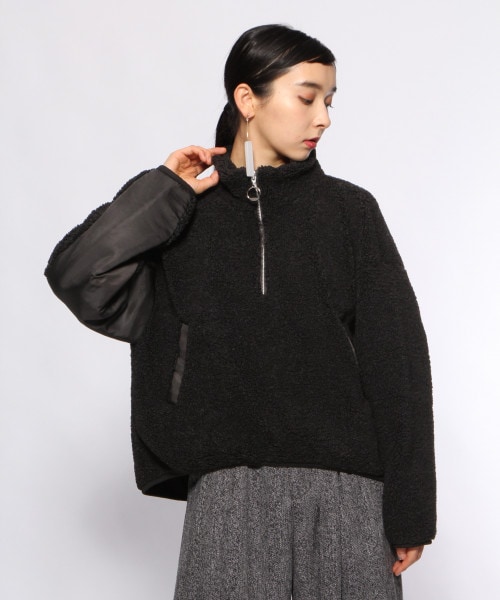 HARE（ハレ）の「ハーフZIPボアプルオーバー（）」 - WEAR