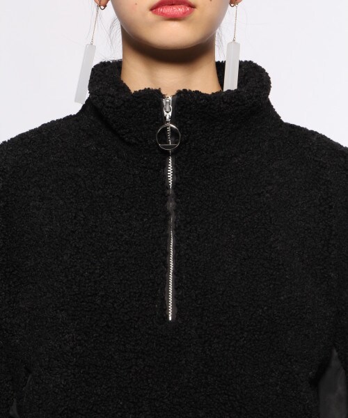 HARE（ハレ）の「ハーフZIPボアプルオーバー（）」 - WEAR