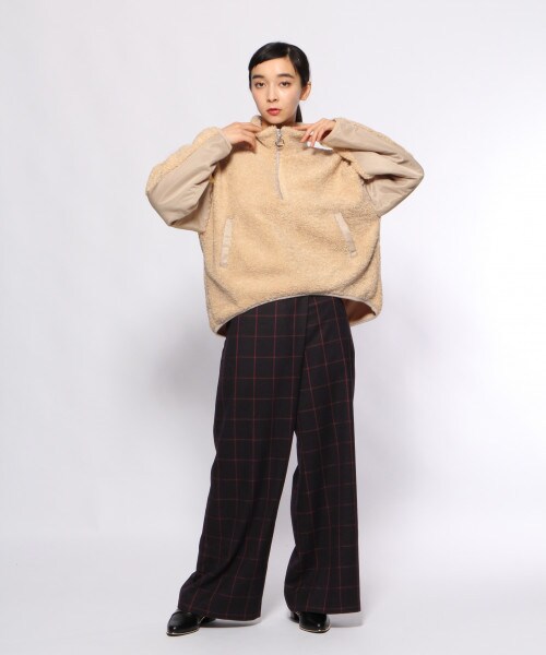 HARE（ハレ）の「ハーフZIPボアプルオーバー（）」 - WEAR