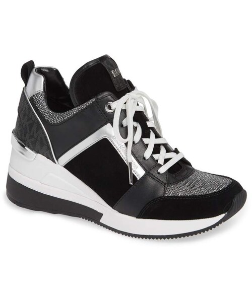 georgie wedge sneaker michael michael kors
