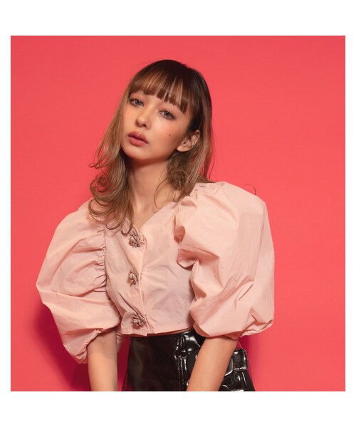FICTION TOKYO（フィクショントーキョー）の「Rose Button Tops