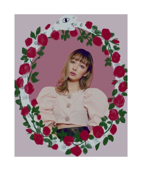 FICTION TOKYO（フィクショントーキョー）の「Rose Button Tops 