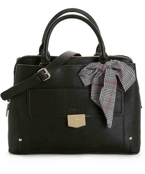 STEVE MADDEN(スティーブマデン)の「Steve Madden Bdelta Satchel - Women's(ショルダーバッグ・レディース・Black_002/Mauve_201・One Size)」の4枚目の写真