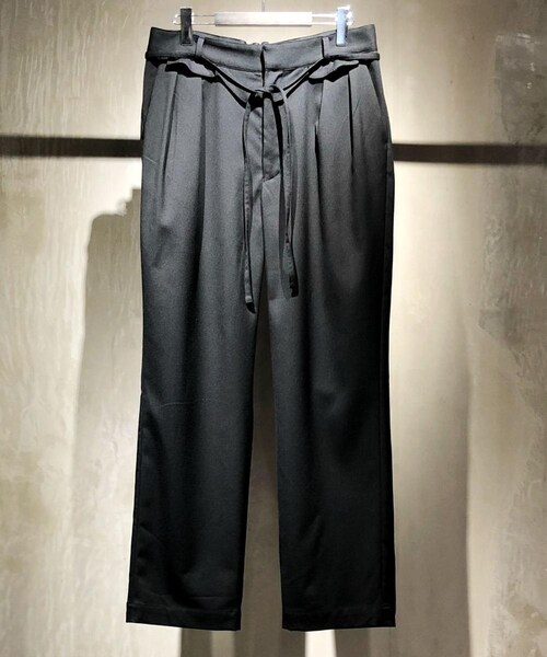 Toironier（トワロニエ）の「Toironier/トワロニエ/TROUSERS/ﾄﾗｳｻﾞｰｽﾞ（パンツ・メンズ・BLACK/BEIGE/GREEN・F）」の12枚目の写真