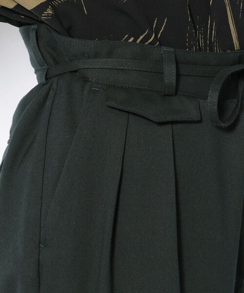 Toironier（トワロニエ）の「Toironier/トワロニエ/TROUSERS/ﾄﾗｳｻﾞｰｽﾞ（パンツ・メンズ・BLACK/BEIGE/GREEN・F）」の5枚目の写真