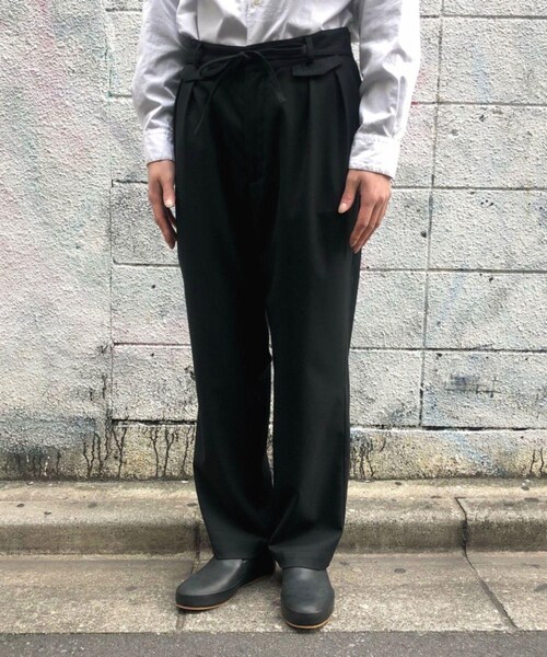 Toironier（トワロニエ）の「Toironier/トワロニエ/TROUSERS/ﾄﾗｳｻﾞｰｽﾞ（パンツ・メンズ・BLACK/BEIGE/GREEN・F）」の10枚目の写真