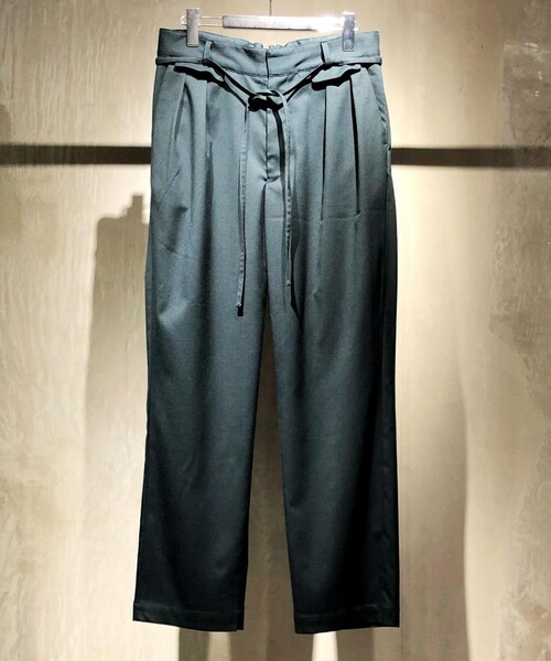 Toironier（トワロニエ）の「Toironier/トワロニエ/TROUSERS/ﾄﾗｳｻﾞｰｽﾞ（パンツ・メンズ・BLACK/BEIGE/GREEN・F）」の13枚目の写真