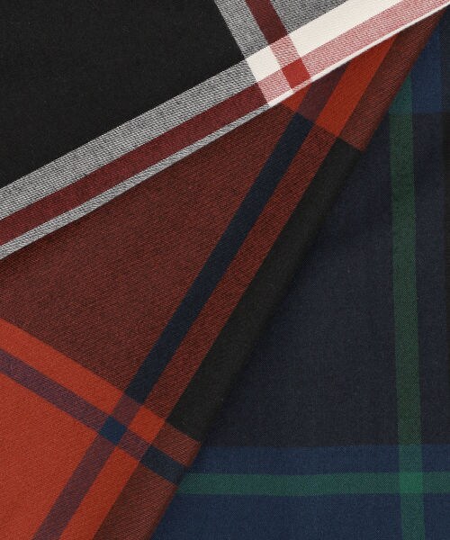 studio CLIP（スタディオクリップ）の「TRビッグチェックチュニック（ワンピース/ドレス・オフホワイト/レッド/ネイビー）」の15枚目の写真