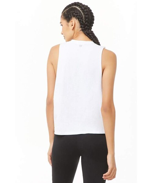 Forever 21 Active Checkered Muscle Tee
