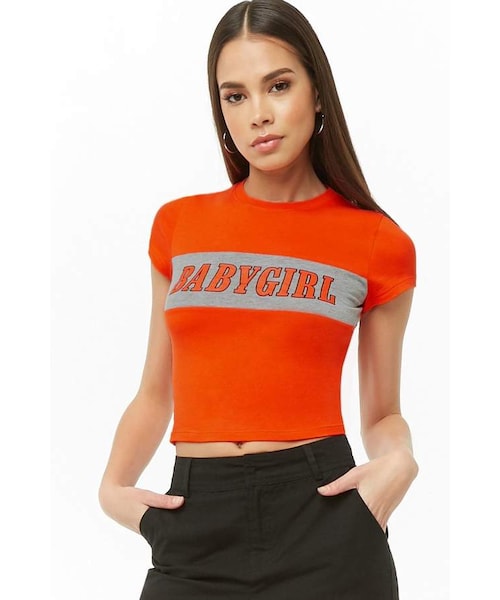 forever 21 baby girl crop top