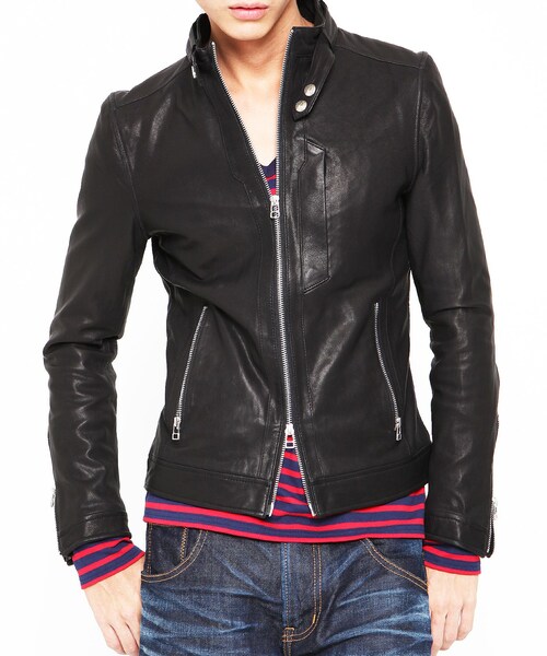 VANQUISH（ヴァンキッシュ）の「ゴートレザーシングルライダース