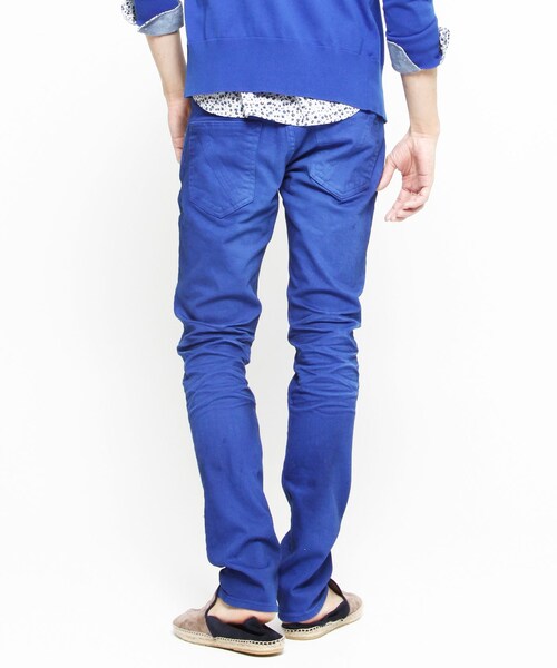 VANQUISH（ヴァンキッシュ）の「カラータイトフィットストレートパンツ[VJP2115]（パンツ・メンズ・ホワイト/ベージュ/ブルー・36.）」の16枚目の写真