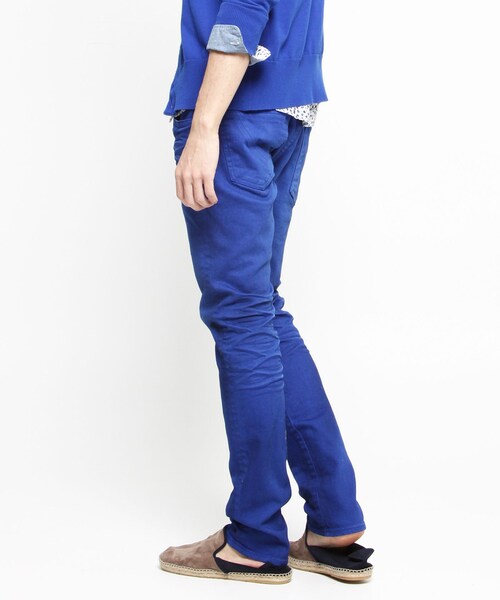 VANQUISH（ヴァンキッシュ）の「カラータイトフィットストレートパンツ[VJP2115]（パンツ・メンズ・ホワイト/ベージュ/ブルー・36.）」の17枚目の写真