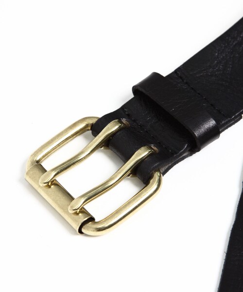 VANQUISH（ヴァンキッシュ）の「Wピンバックルスタッズベルト[VBT093]（財布/小物・メンズ・ブラウン/ブラック・2）」の7枚目の写真