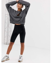 Bershka | Bershka disco legging short in black(レギンス/スパッツ)